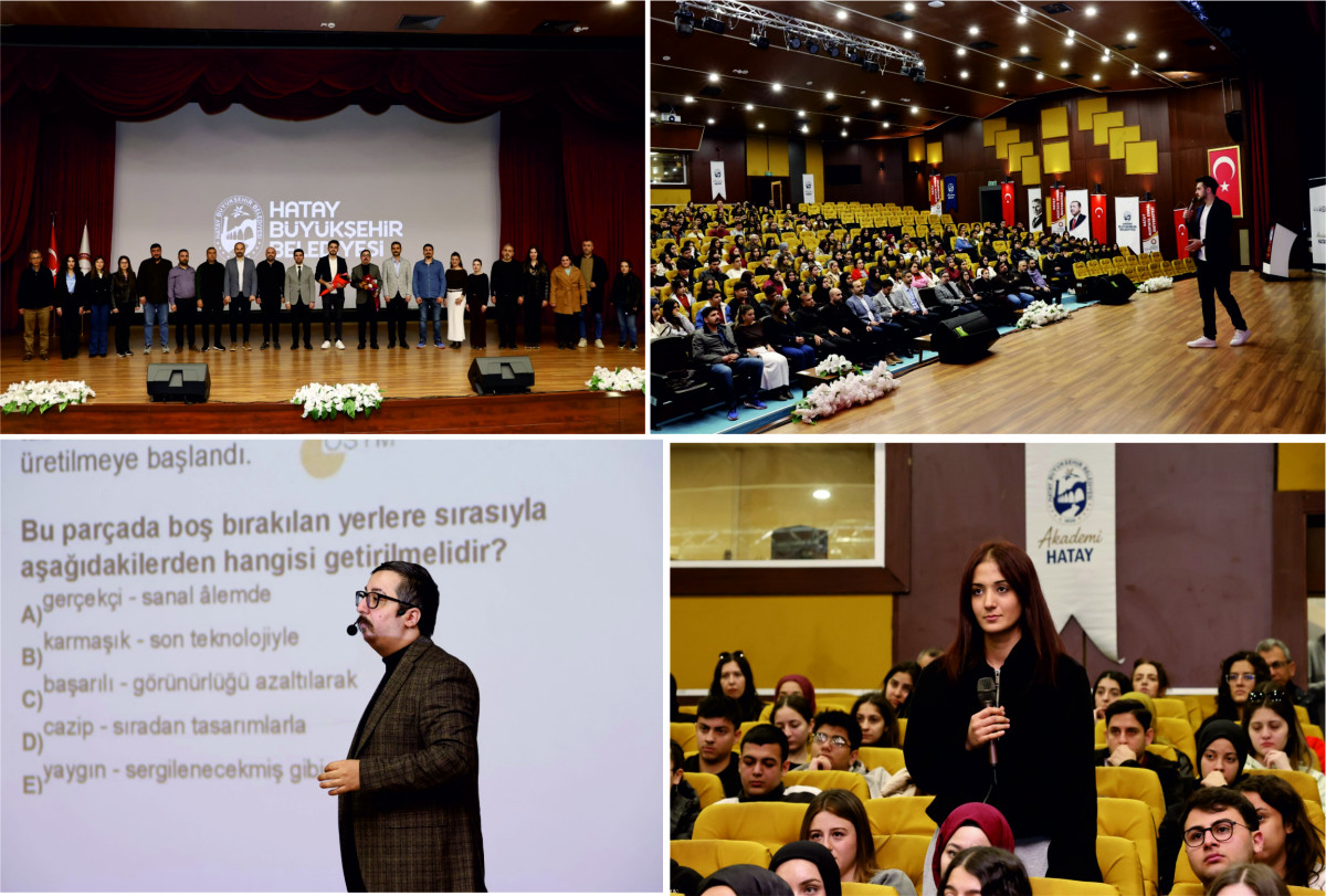  “Hatay’ın Evlatlarına Değer”  “Geleceğine Yön Ver” Seminerleri Düzenleniyor