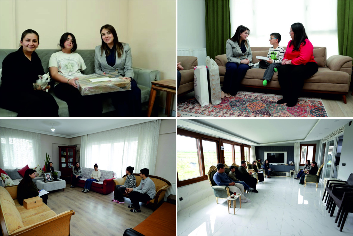 “Yüreğimizdeki Işık Projemiz” Kapsamında Aileler Ziyaret Ediliyor.