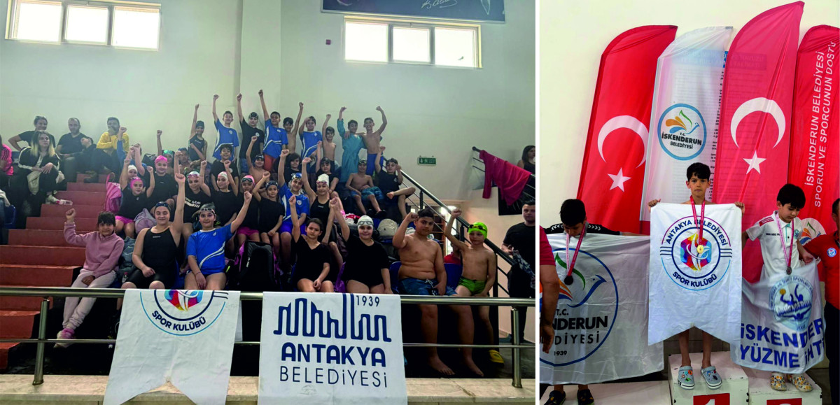 Antakya Belediyesi Yüzme Sporcularından Büyük Başarı. 19 Altın - 8 Gümüş- 8 Bronz madalya