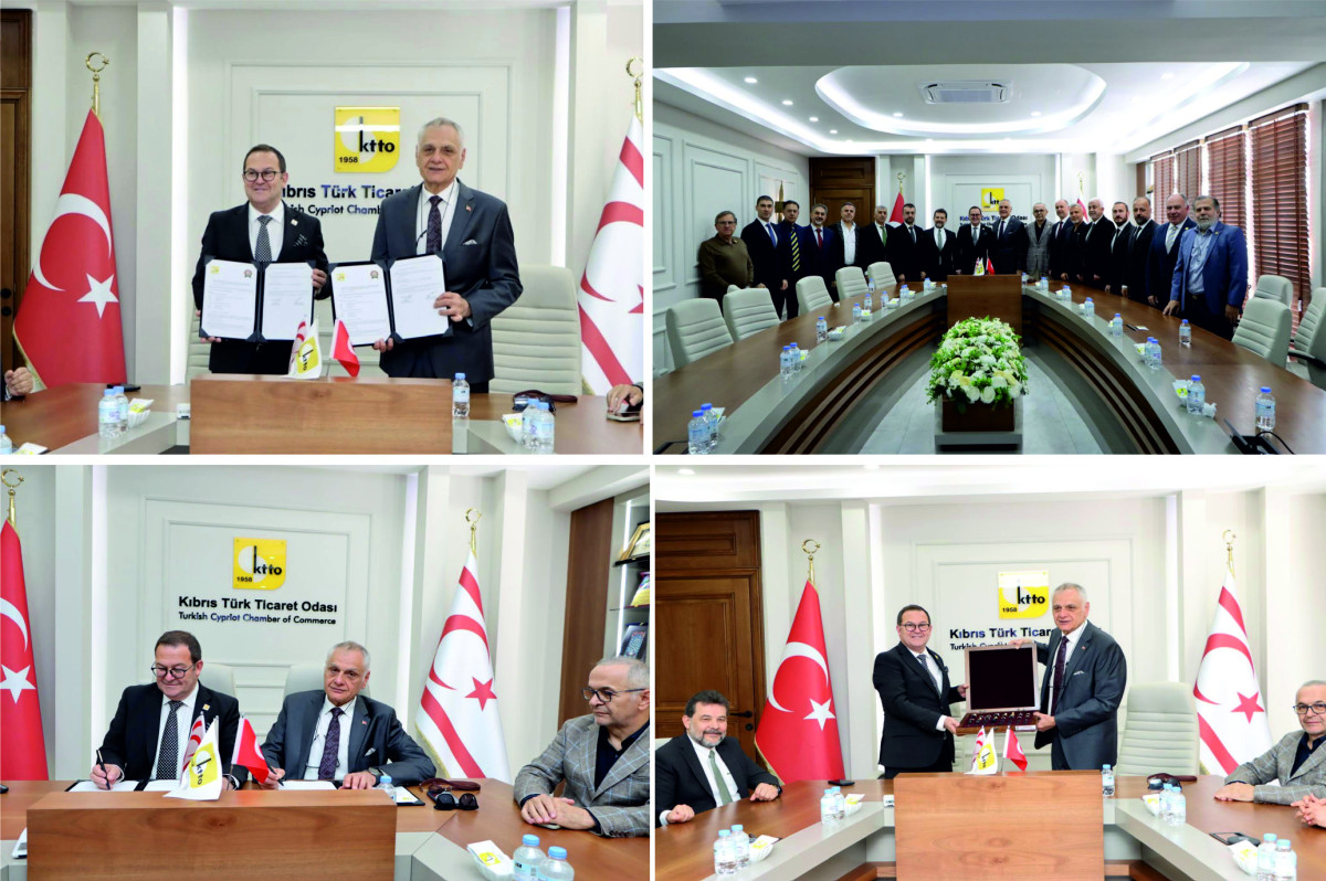 HTSO İLE KIBRIS TİCARaET ODASI KARDEŞ ODA PROTOKOLÜ İMZALADI