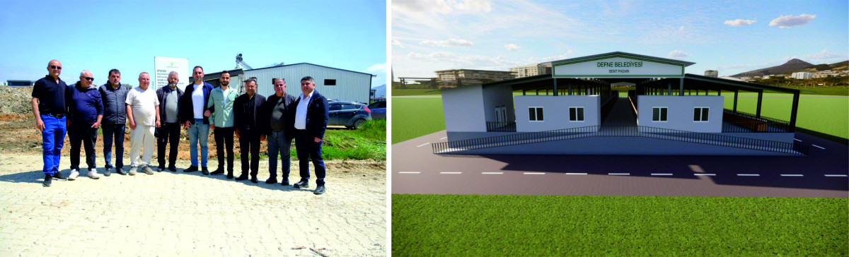 DEFNE’ye YENİ, MODERN SEMT PAZARI TEMELİ ATILDI