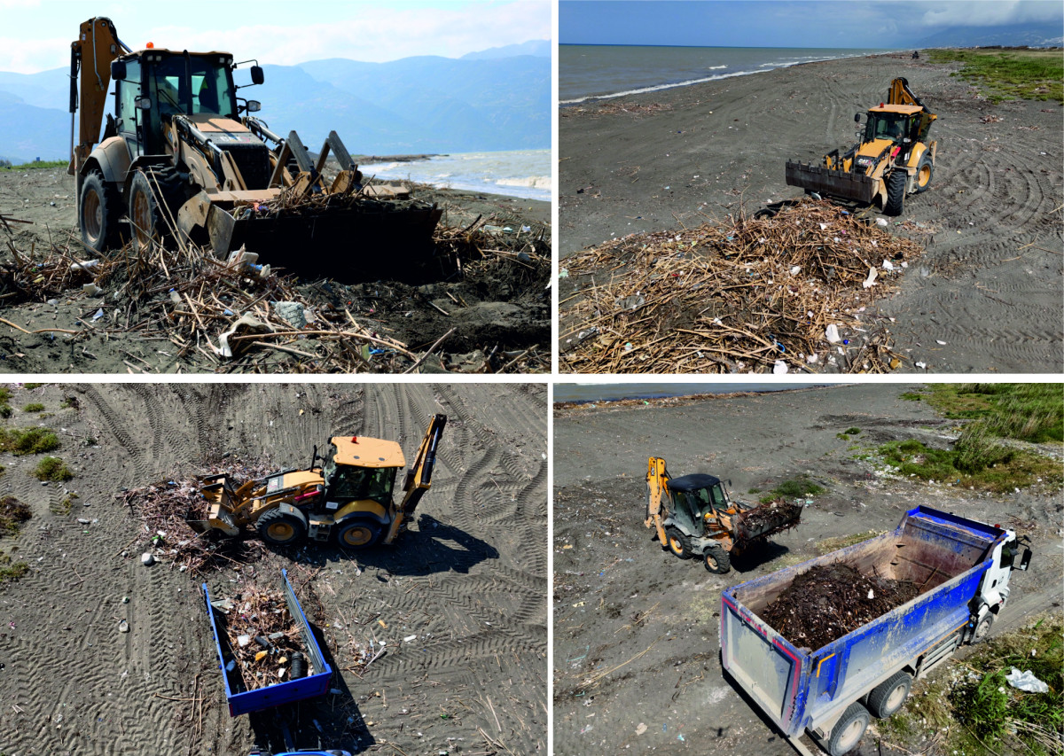 SAHİLLER YAZ SEZONUNA HAZIRLANIYOR