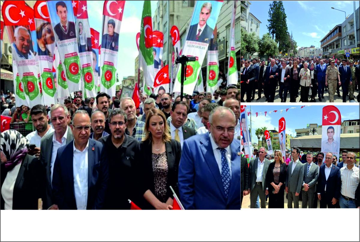 CHP İL ÖRGÜTÜ REYHANLI KATLİAMINI LANETLEDİ...