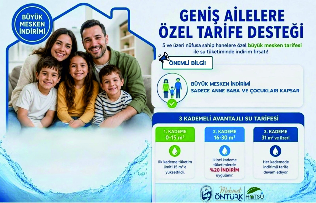 Ne Kadar Çok Çocuk, O Kadar Ucu Su! HATSU’DAN GENİŞ AİLELERE ÖZEL TARİFE DESTEĞİ