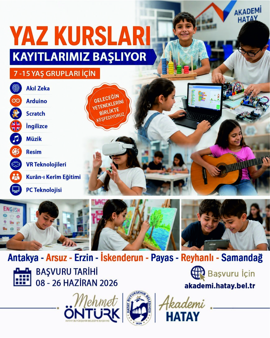 HBB’NİN YAZ KURSLARI: SON BAŞVURU TARİHİ 26 HAZİRAN