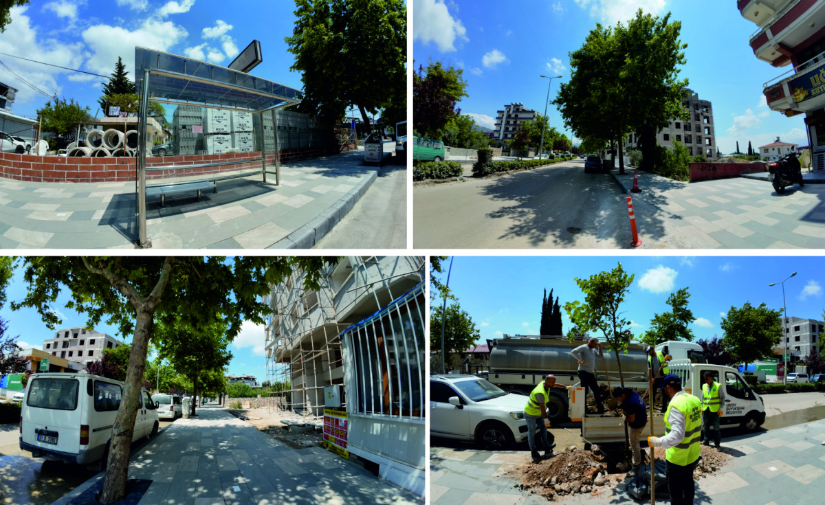 DEFNE İLÇESİ’nde LAZKİYE CADDESİ YENİ YÜZÜNE KAVUŞUYOR