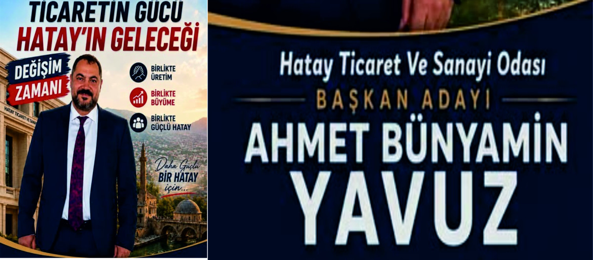 HTSO’da AHMET BÜNYAMİN YAVUZ BAŞKAN ADAYI