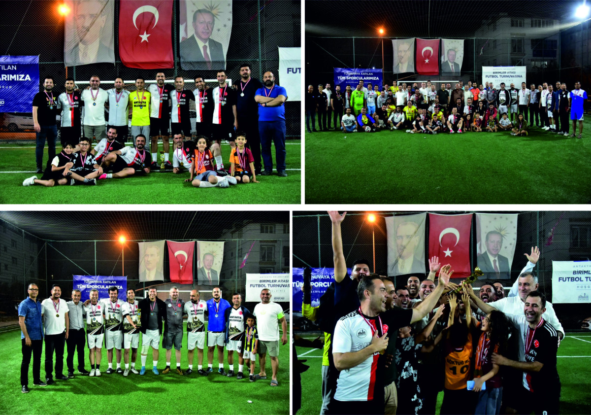 ANTAKYA BELEDİYESİ BİRİMLER ARASI FUTBOL TURNUVASI SONA ERDİ