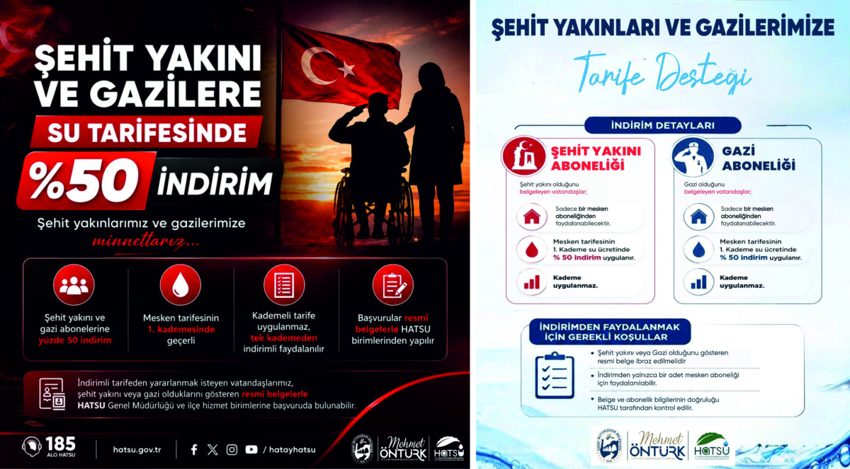 HATSU’DAN ŞEHİT VE GAZİ ABONELERİNE %50 İNDİRİM