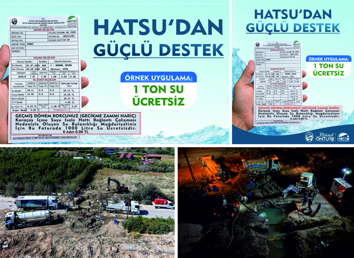 HATSU: ABONELERİN SU BULANIKLIĞI MAĞDURİYETİ GİDERİLDİ