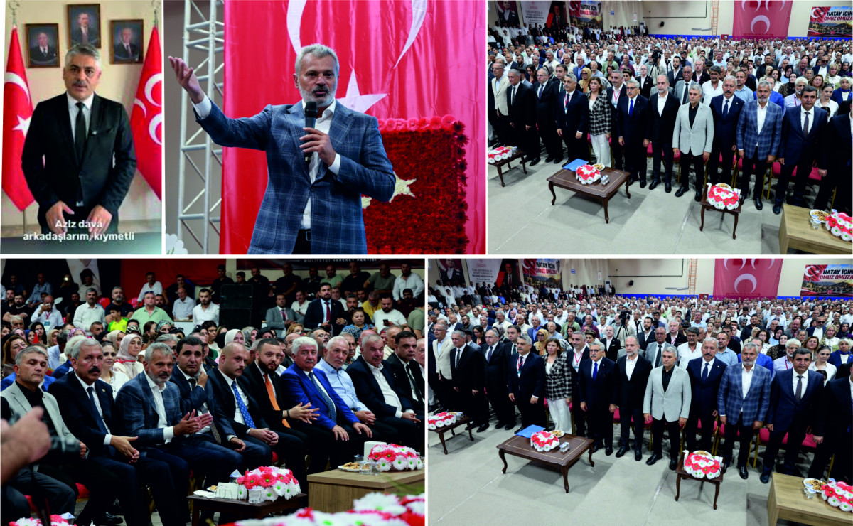 HATAY MHP İL BAŞKANLIĞI’NA YENİDEN METİN TAŞÇI SEÇİLDİ